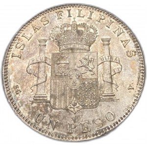 Filipíny, 1 peso, 1897 SGV
