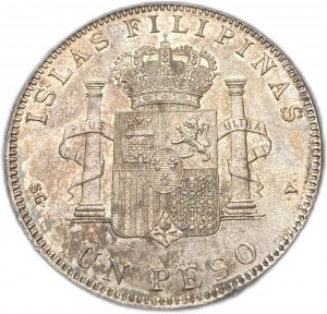 Filipíny, 1 peso, 1897 SGV