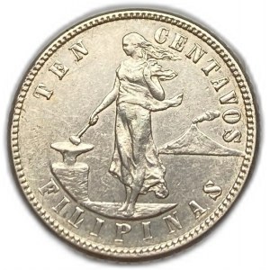 Filipiny, 10 centavos, 1903 r.