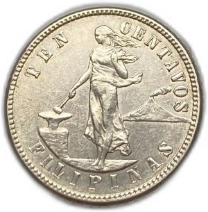 Filipiny, 10 centavos, 1903 r.