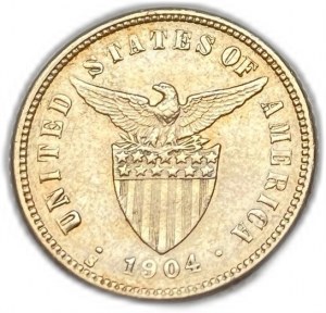 Filipíny, 10 centavos, 1904 S