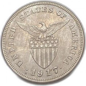 Philippines, 5 centavos, 1917 S