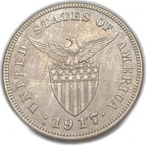 Filipíny, 5 centavos, 1917 S