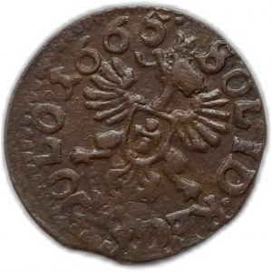 Polska, Solidus (Szeląg), 1665 r.