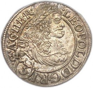 Poľsko, 3 Kreuzer, 1667 (SHS)