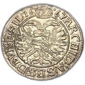 Poľsko, 3 Kreuzer, 1667 (SHS)