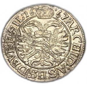 Polsko, 3 Kreuzer, 1667 (SHS)