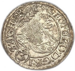 Polska, 3 Kreuzer, 1668 (SHS)