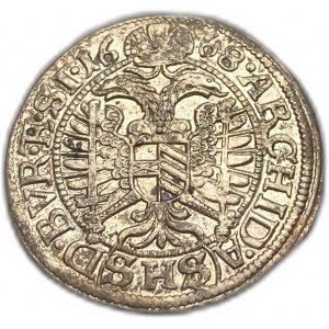 Pologne, 3 Kreuzer, 1668 (SHS)