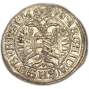Poland, 3 Kreuzer, 1668 (SHS)