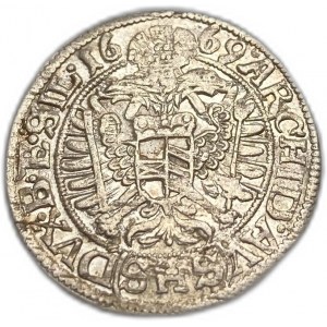 Poland, 3 Kreuzer, 1669 (SHS)