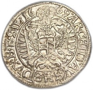 Poland, 3 Kreuzer, 1669 (SHS)