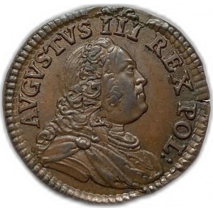 Polsko, Solidus (Szelag), 1749,mincovní chyba Vzácné