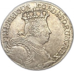 Polska, 6 Groszy ( Szostak), 1756 B