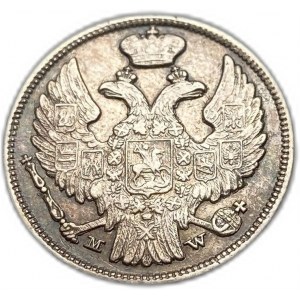 Polska, 1 złoty-15 kopiejek, 1837 MW