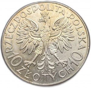 Polen, 10 Zlotych, 1932