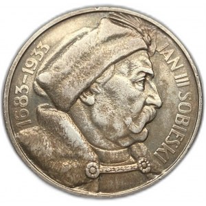 Polsko, 10 Zlotých 1933, Jan III Sobieski