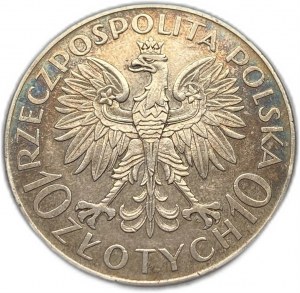 Polsko, 10 Zlotých 1933, Jan III Sobieski