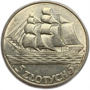 Polen, 5 Zlotych, 1936