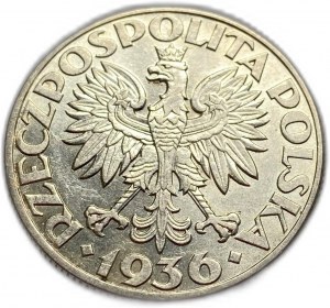 Polsko, 5 zlotých, 1936