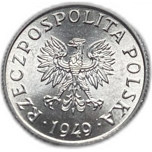 Polonia, 1 Grosz, 1949