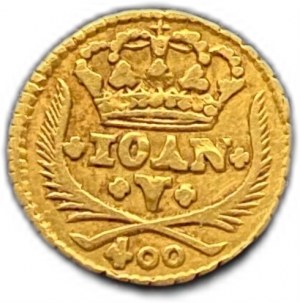 Portogallo, 400 Reis, 1734