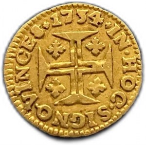 Portugalsko, 400 Reis, 1734