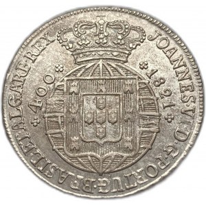 Portugal, 400 Reis, 1821