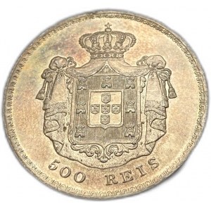 Portugal, 500 Reis, 1856