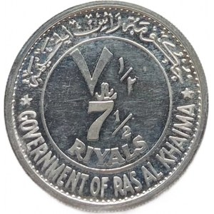 Ras Al-Khaimah, 7 1/2 Riyals, 1970