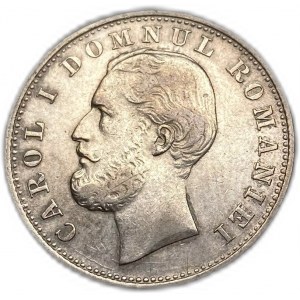 Rumunsko, 1 Leu, 1870 C