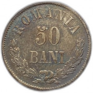 Rumunsko, 50 Bani, 1873