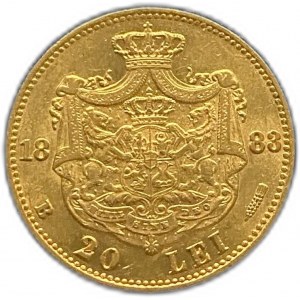 Rumunsko, 20 Lei, 1883