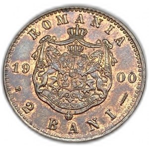 Roumanie, 2 Bani, 1900 B
