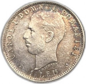 Romania, 1 Leu, 1906