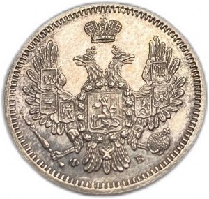 Russland, 10 Kopeken, 1858 СПБ ФБ