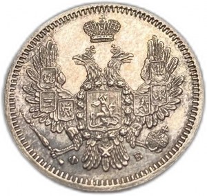 Russia, 10 copechi, 1858 СПБ ФБ