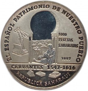 Saharyjska Arabska Republika Demokratyczna, 5000 peset, 1997 r.