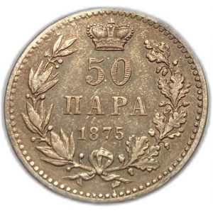 Serbia, 50 Para, 1875