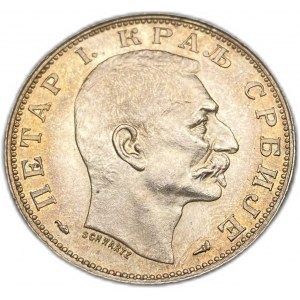 Serbia, 2 Dinara, 1915