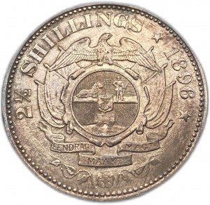 Južná Afrika, 2 1/2 šilingov, 1896