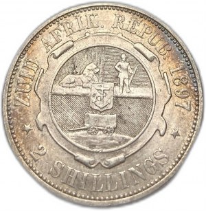Južná Afrika, 2 šilingy, 1897