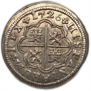 Španělsko, 1 Real, 1726 A