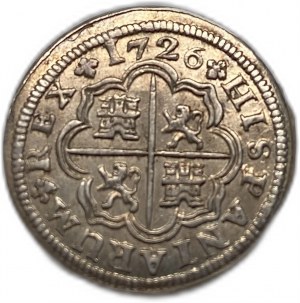 Hiszpania, 1 Real, 1726 A