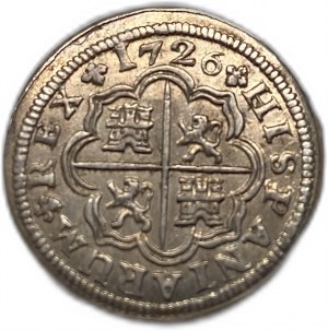 Španělsko, 1 Real, 1726 A
