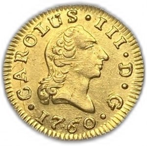 Spain, 1/2 Escudo, 1760 JP