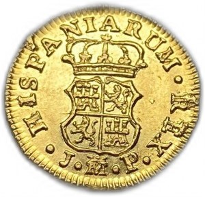 Spanien, 1/2 Escudo, 1760 JP