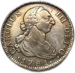 Hiszpania, 4 Reales, 1781 PJ