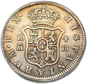 Hiszpania, 4 Reales, 1781 PJ