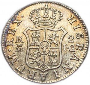 Espagne, 2 Reales, 1808 IG